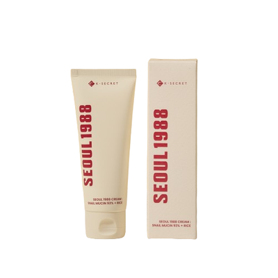 K-SECRET SEOUL 1988 Cream: Snail Mucin 93% + Rice - 100ml