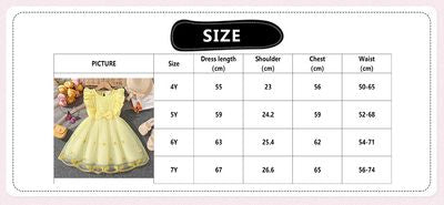 Imported ✨ Girls' Summer Sleeveless Lace & Mesh Princess Dress