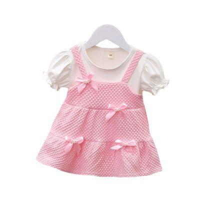 Imported đSummer Cotton Princess Dress â Korean Style Baby Girl Outfit