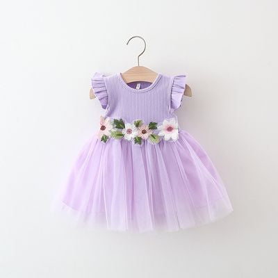 Imported đ Baby Girl Summer Princess Dress â Puffy Veil Skirt (Western Style)