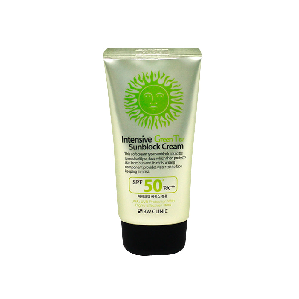 3W Clinic Intensive Green Tea Sunblock SPF50+ PA+++ – 70ml