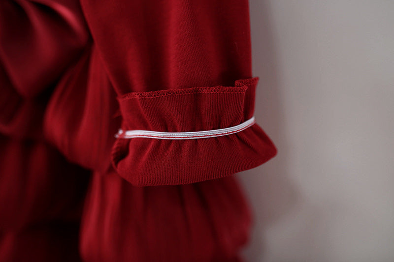 Imported đ Spring/Autumn Girlsâ Princess Dress â Long Sleeve with Large Bow