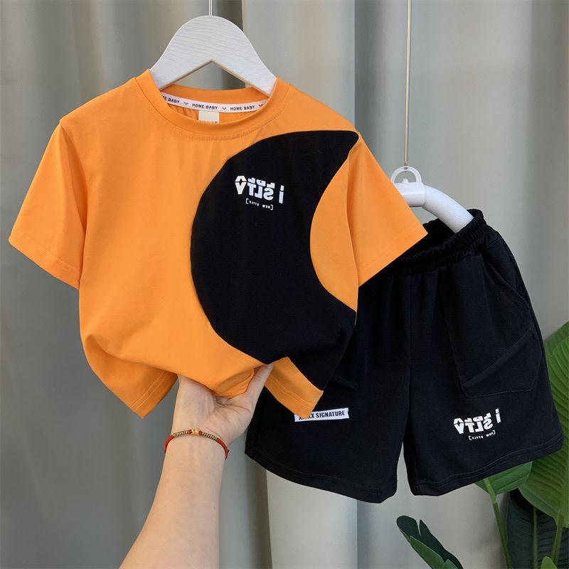 Imported đ Boysâ Summer Short-Sleeve Suit â Korean Style Cool Outfit