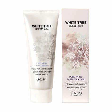 Dabo White Tree Snow Flake Pure White Foam Cleanser (150ml)