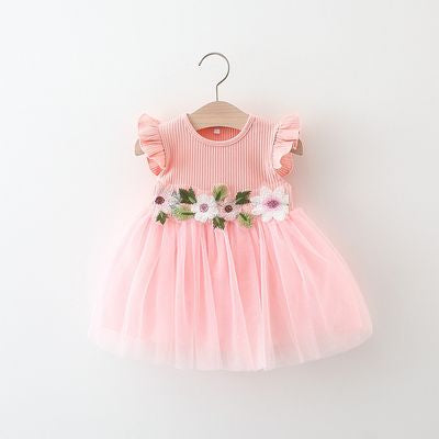 Imported đ Baby Girl Summer Princess Dress â Puffy Veil Skirt (Western Style) (Copy)