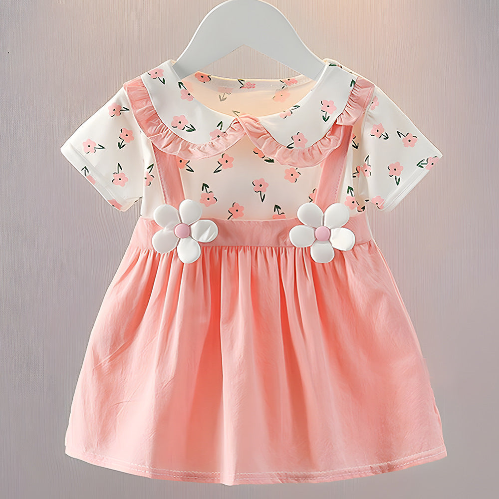 Imported đ¸ Summer Princess Dress â Cute Doll Collar Baby Girl Outfit