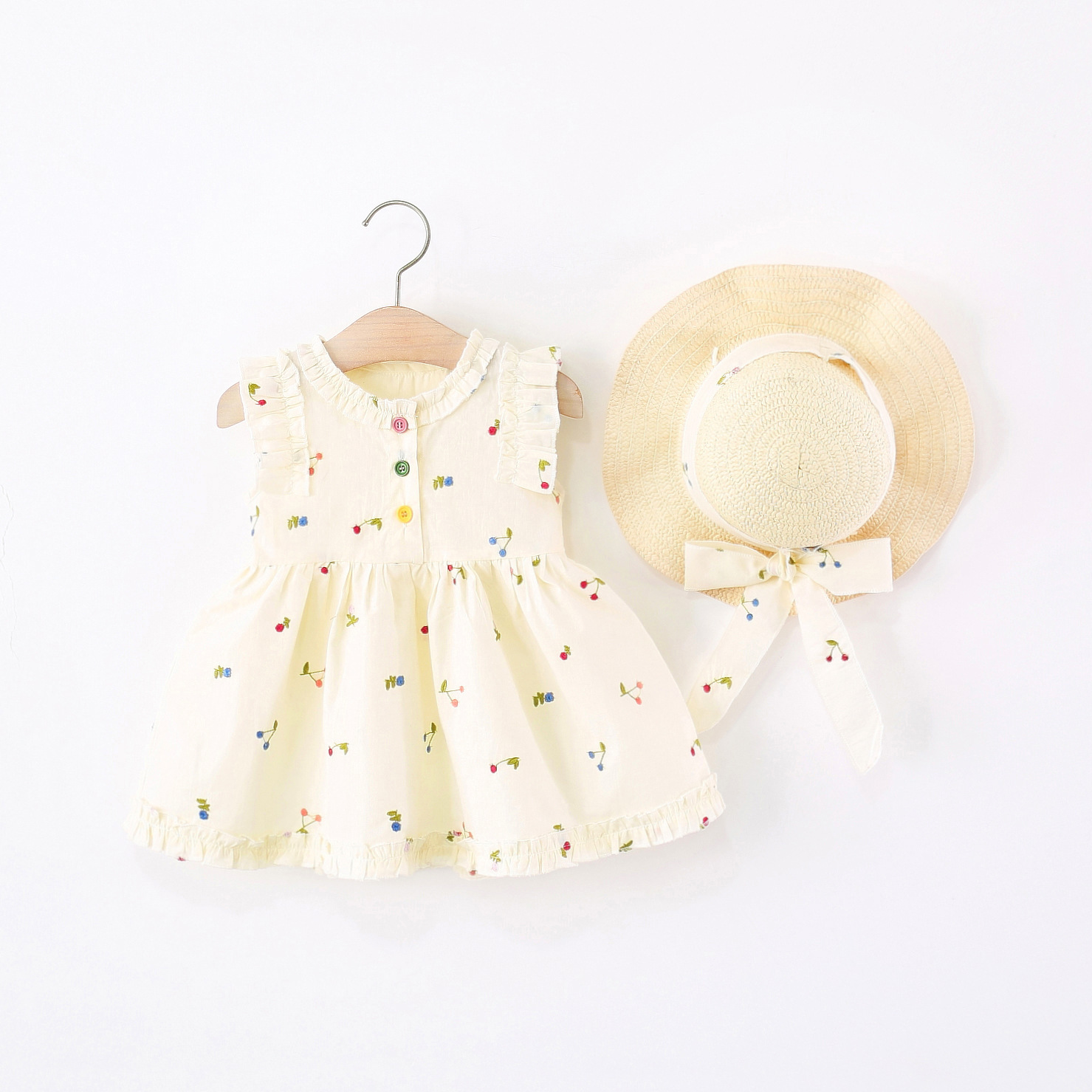 Importedđ¸Girlsâ Summer Sleeveless Princess Dress â Baby Girl Fashion Outfit