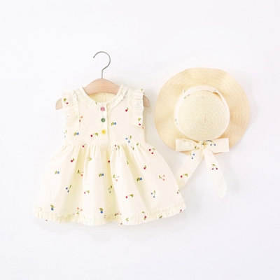 Importedđ¸Girlsâ Summer Sleeveless Princess Dress â Baby Girl Fashion Outfit_img_0
