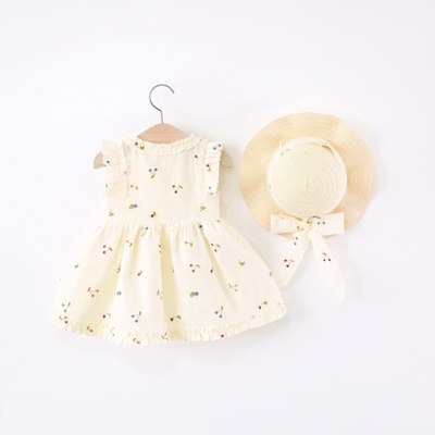 Importedđ¸Girlsâ Summer Sleeveless Princess Dress â Baby Girl Fashion Outfit_img_1