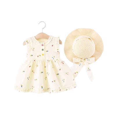 Importedđ¸Girlsâ Summer Sleeveless Princess Dress â Baby Girl Fashion Outfit_img_4