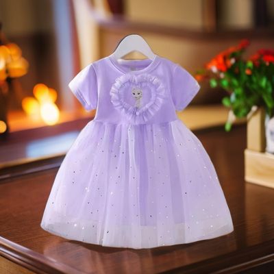 Imported ✨ Baby Girl Elsa Princess Dress – Summer Edition