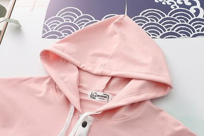 Imported🎀 Cute Japanese School Skirt & Hoodie Set – Thin Demi-Season Jacket for Girls