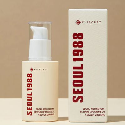 K-SECRET SEOUL 1988 Serum: Retinal Liposome 2% + Black Ginseng – 30ml