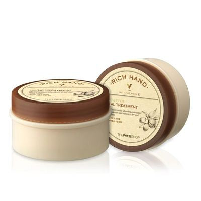 The Face Shop Rich Hand V Soft Touch Hand Lotion with Vitamin E – 120ml