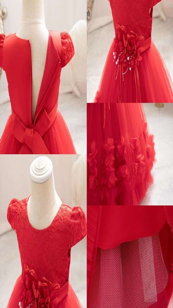 Imported 🎉 High-Quality Birthday & Party Dress – Princess Flower Girl Outfit