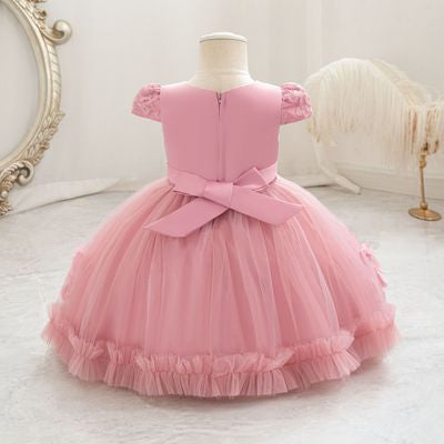 Imported 🎉 High-Quality Birthday & Party Dress – Princess Flower Girl Outfit