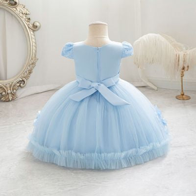 Imported 🎉 High-Quality Birthday & Party Dress – Princess Flower Girl Outfit