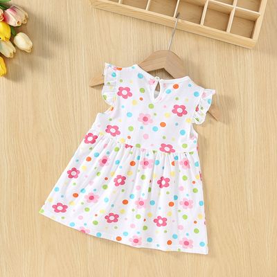 Imported ☀️ Girls' Summer Cotton Short-Sleeve Princess Dress – Baby Nightgown