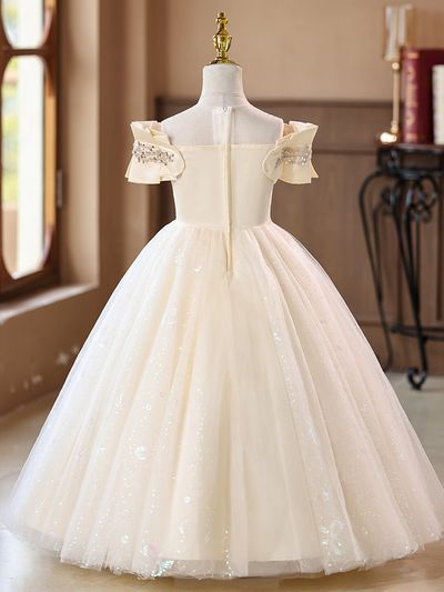 Imported🎀 Super Fairy Princess Dress – Poncho Style Birthday Dress for Girls