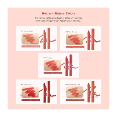 Nature Republic By Flower Eco Crayon Lip Velvet 2.8g