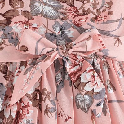 Imported 🌺 Girls' Summer Sleeveless Pleated Long Dress with Belt