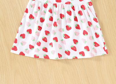 Imported ☀️ Girls' Summer Cotton Short-Sleeve Princess Dress – Baby Nightgown