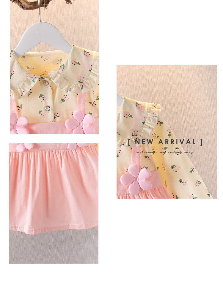 Imported 🌼 Baby Girls’ Floral Autumn Princess Dress