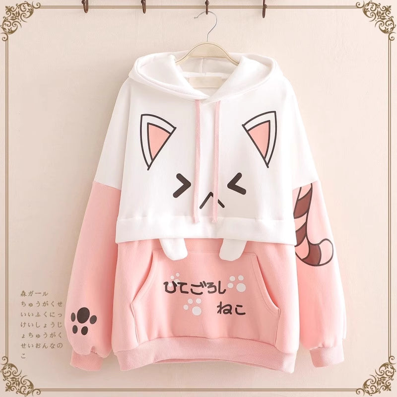 Imported 🩷 Warm Fuchsia Down Sweatshirt  Korean Style for School Kids