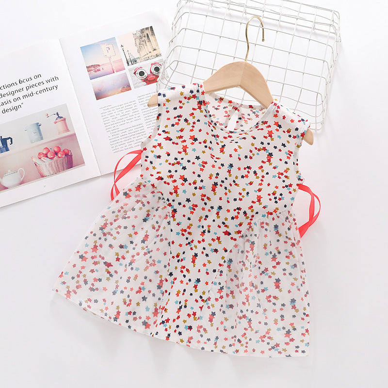 Imported 👗 Girls’ Summer Sleeveless Suspender Dress – Korean Style Princess Outfit