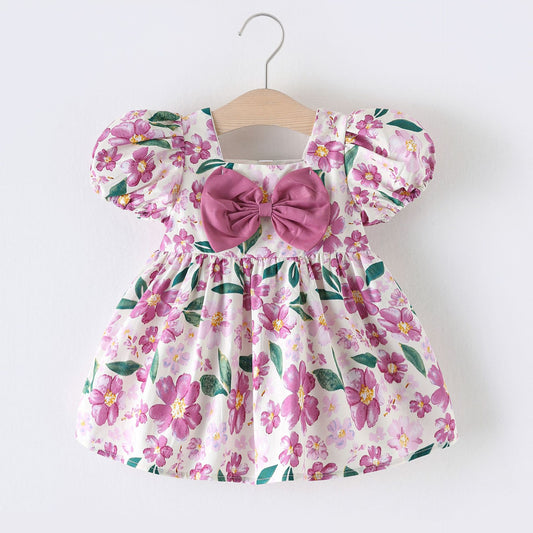 Imported 💞 Girls’ Heart Design Princess Dress – New Summer Style