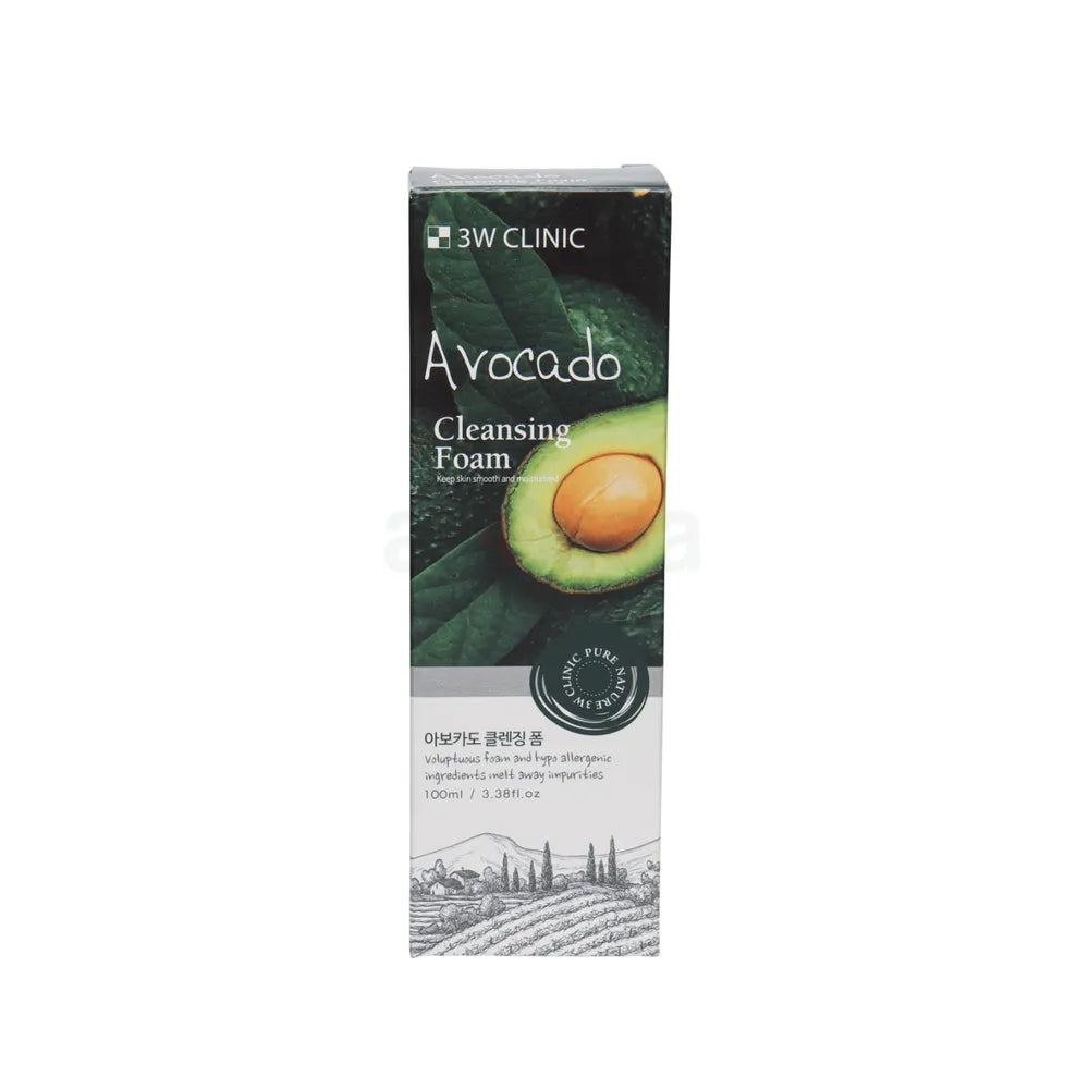 3W Clinic Avocado Cleansing Foam