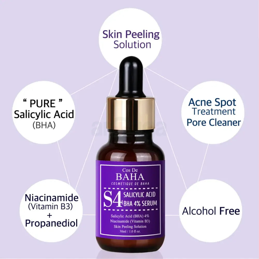 Cos De BAHA Salicylic Acid BHA 4% Serum - 30ml