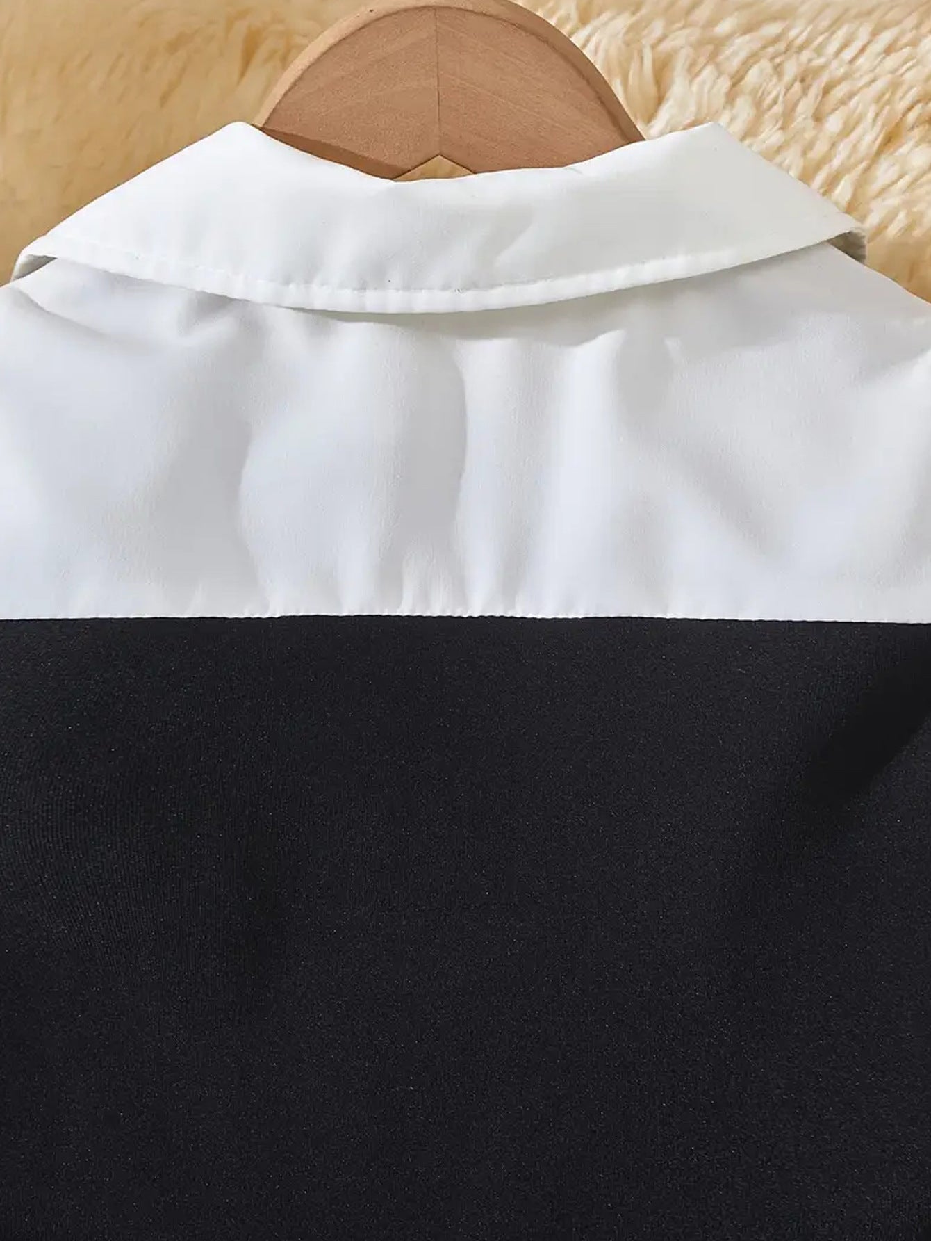 Imported🎓 Girls’ School Style Two-Piece Dress – Long Sleeve Shirt Collar Outfit (Spring/Autumn/Winter)