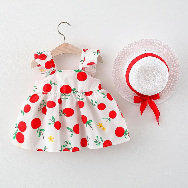 Imported Girls Summer Plaid Bow Princess Dress – Stylish Baby Girl Party Wear