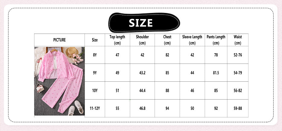Imported 👕 Kids’ Autumn Striped Bow Shirt & Trousers Set – Long Sleeve Two-Piece Outfit