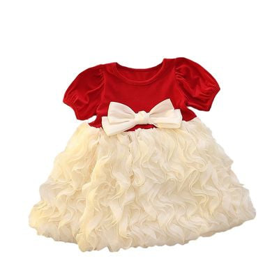 Imported 👗 Western Style Princess Dress – Cute Baby Girl Outfit