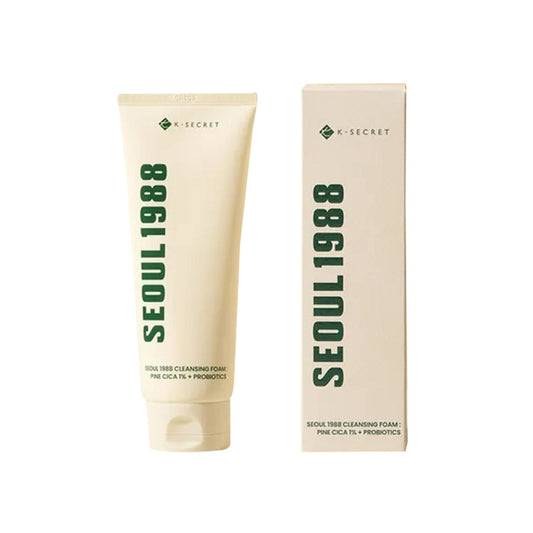K-SECRET SEOUL 1988 Cleansing Foam: Pine Cica 1% + Probiotics (150ml)